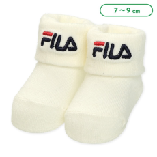 現貨- 日本直送 FILA 初生嬰兒襪 - 米白色