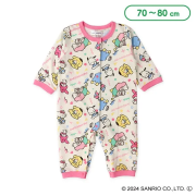 預訂 - 西松屋長袖抓絨連身衣 Sanrio 圖案 70 / 80cm (預計1月中到貨)