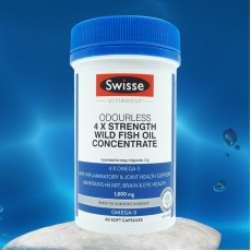 長訂 - 澳洲 Swisse 4 X Strength Wild Fish Oil 四倍強度野生魚油膠囊 60粒