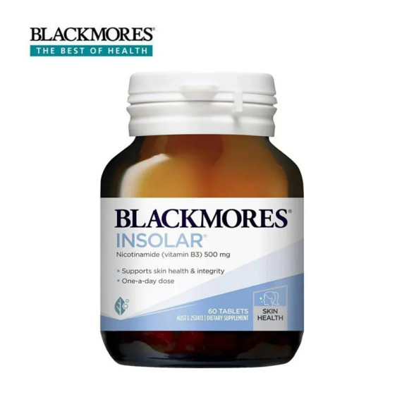 長訂 - 澳洲 Blackmores Insolar 煙酰胺煥白修護精華60片