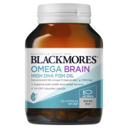 長訂 - 澳洲 Blackmores 超濃縮4倍 DHA 補腦無味深海魚油 60粒